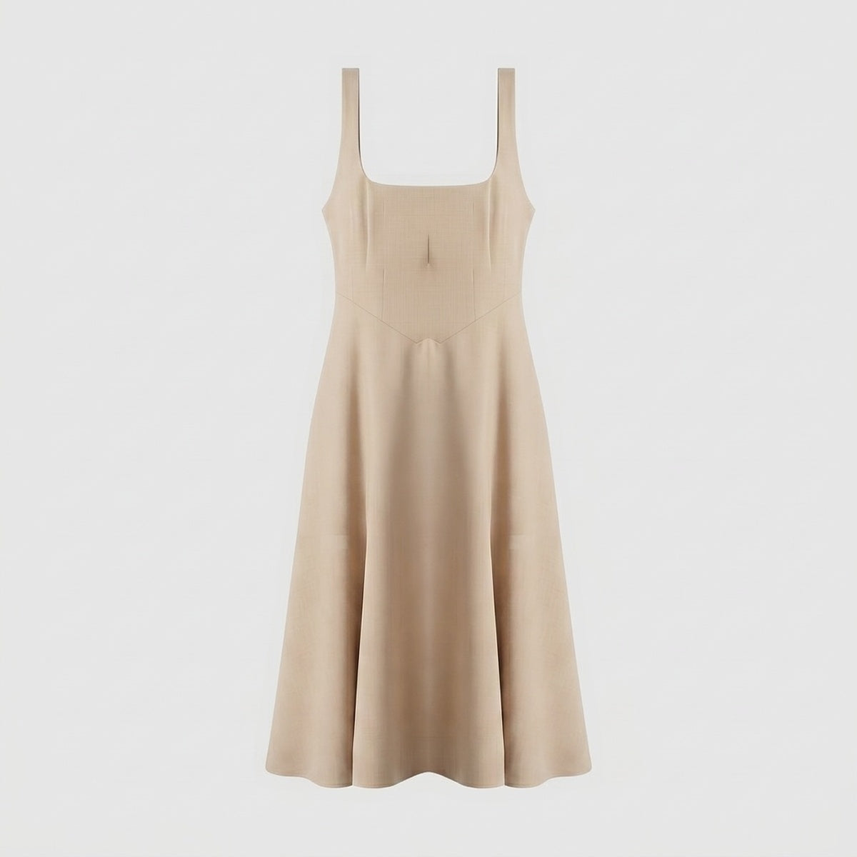 Square Neck Midi Dress Luna