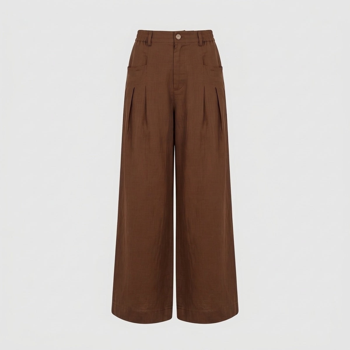 Vera Pleated Linen Trousers