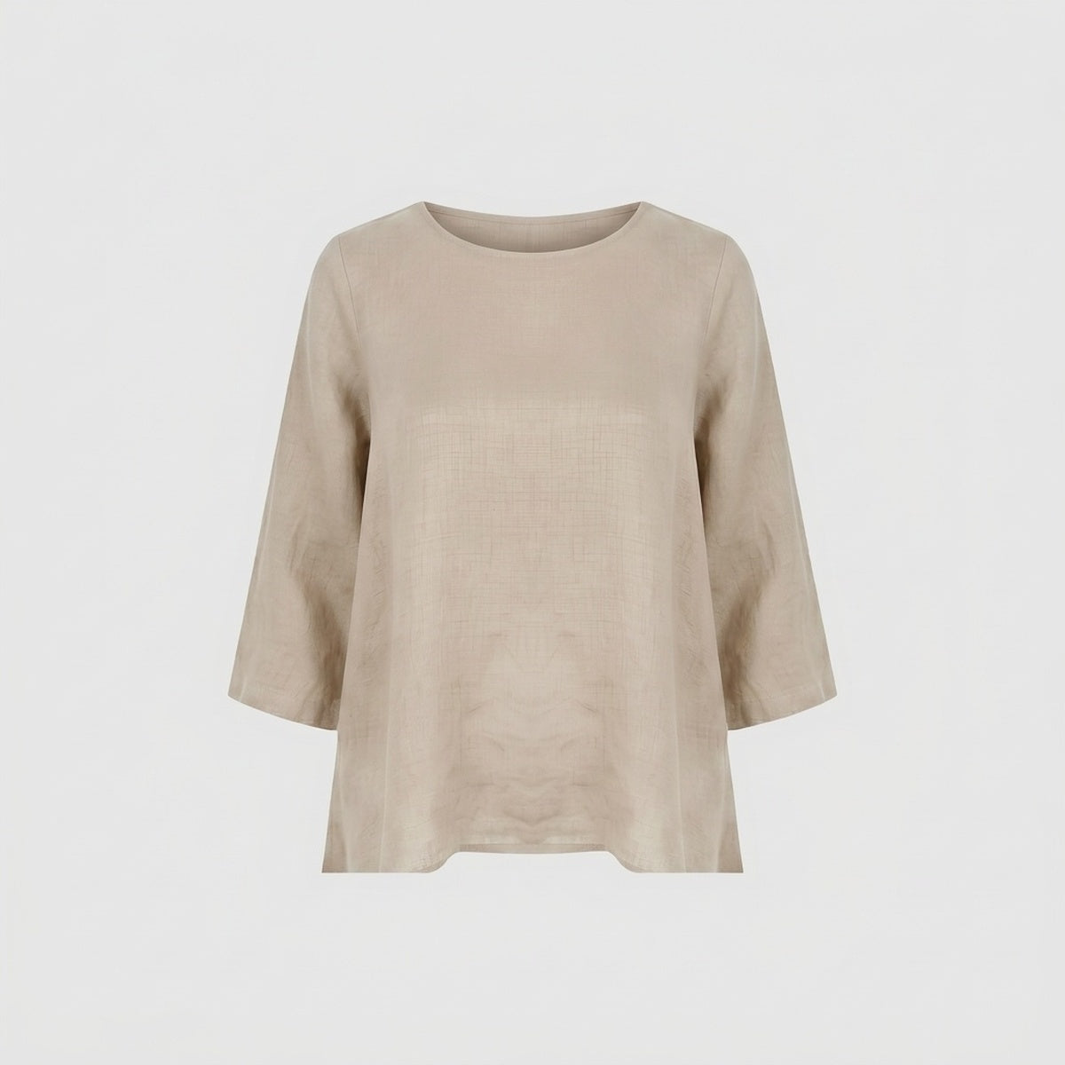 Anna Asymmetric Linen Top