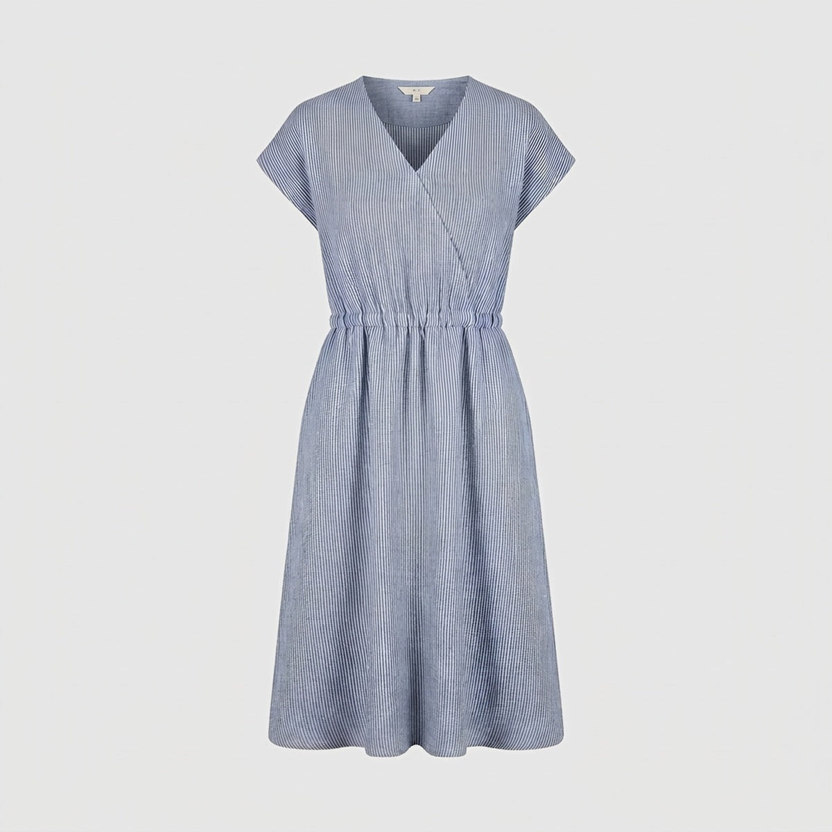 Aria Striped Linen Mini Dress